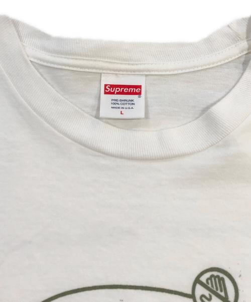 SUPREME（シュプリーム）Supreme (シュプリーム) Warning Tee ホワイト サイズ:SIZE Lの古着・服飾アイテム