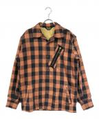 WEST RIDEウエストライド）の古着「バッファローチェックボアネルシャツ」｜ブラック×ブラウン