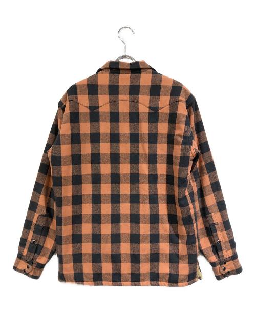 WEST RIDE（ウエストライド）WEST RIDE (ウエストライド) バッファローチェックボアネルシャツ ブラック×ブラウン サイズ:SIZE Mの古着・服飾アイテム