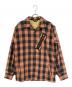 WEST RIDE（ウエストライド）の古着「バッファローチェックボアネルシャツ」｜ブラック×ブラウン