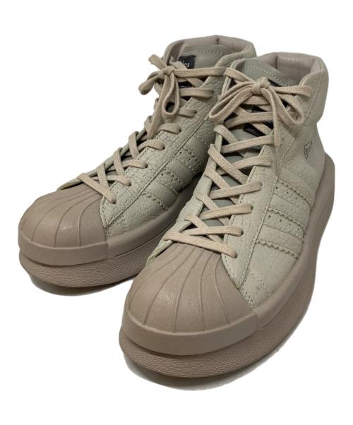 adidas（アディダス）adidas (アディダス) RICK OWENS (リックオウエンス) MASTODON PRO MODEL ベージュ サイズ:26.5の古着・服飾アイテム