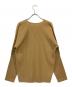 HOMME PLISSE ISSEY MIYAKE (オム プリッセ イッセイ ミヤケ) 長袖プリーツカットソー ベージュ サイズ:SIZE 3：18000円