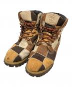 Timberlandティンバーランド）の古着「限定パッチワークブーツ」｜ベージュ
