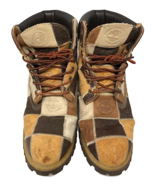 Timberland（ティンバーランド）Timberland (ティンバーランド) 限定パッチワークブーツ ベージュ サイズ:SIZE 9の古着・服飾アイテム