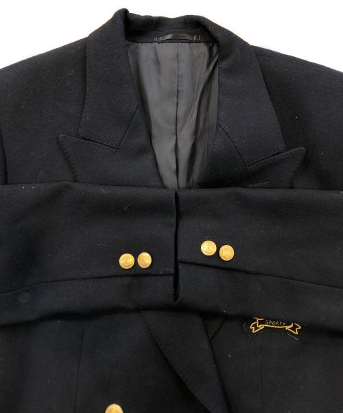 Christian Dior Sports（クリスチャン ディオールスポーツ）Christian Dior Sports (クリスチャン ディオールスポーツ) 金釦CDワッペンダブルブレザー ネイビー サイズ:SIZE Sの古着・服飾アイテム