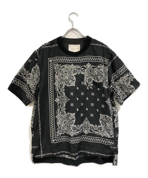 sacai（サカイ）sacai (サカイ) ペイズリーシャツ ブラック サイズ:2の古着・服飾アイテム