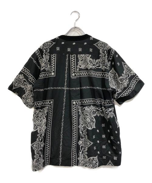 sacai（サカイ）sacai (サカイ) ペイズリーシャツ ブラック サイズ:2の古着・服飾アイテム