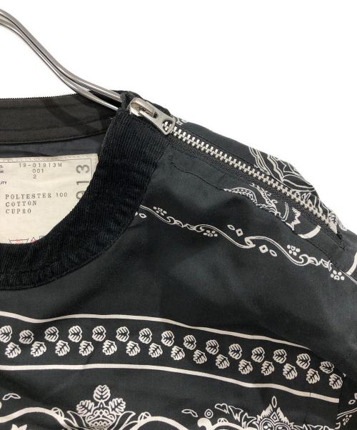 sacai（サカイ）sacai (サカイ) ペイズリーシャツ ブラック サイズ:2の古着・服飾アイテム