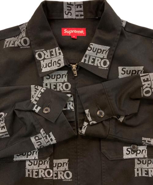 SUPREME（シュプリーム）Supreme (シュプリーム) アンタイヒーロー ワークジャケット ブラック×グレー サイズ:SIZE Mの古着・服飾アイテム