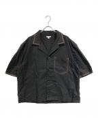masuエムエーエスユー）の古着「LUCIE SHIRTS」｜ブラック