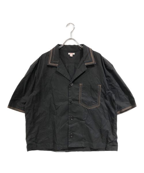 masu（エムエーエスユー）MASU (エムエーエスユー) LUCIE SHIRTS ブラック サイズ:SIZE 48の古着・服飾アイテム