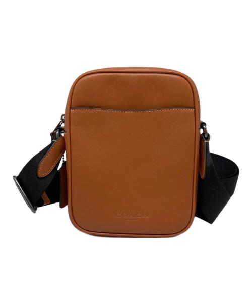 COACH（コーチ）COACH (コーチ) ターンロック クロスボディ バッグ キャメルの古着・服飾アイテム