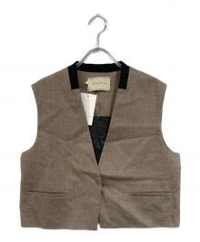 UNITED ARROWS（ユナイテッドアローズ）の古着「SPARK ツイル ベスト」｜ブラウン