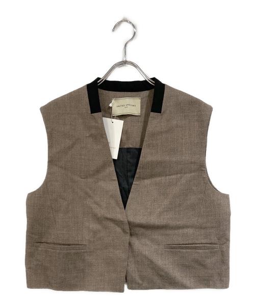 UNITED ARROWS（ユナイテッドアローズ）UNITED ARROWS (ユナイテッドアローズ) SPARK ツイル ベスト ブラウン サイズ:SIZE Freeの古着・服飾アイテム