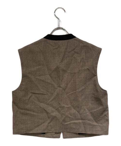 UNITED ARROWS（ユナイテッドアローズ）UNITED ARROWS (ユナイテッドアローズ) SPARK ツイル ベスト ブラウン サイズ:SIZE Freeの古着・服飾アイテム