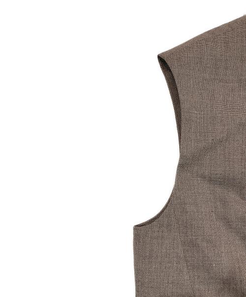 UNITED ARROWS（ユナイテッドアローズ）UNITED ARROWS (ユナイテッドアローズ) SPARK ツイル ベスト ブラウン サイズ:SIZE Freeの古着・服飾アイテム