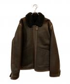 dunhillダンヒル）の古着「ムートンジャケット」｜ブラウン