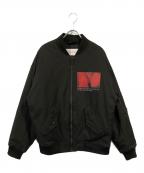 Calvin Klein Jeansカルバンクラインジーンズ）の古着「グラフィックボンバージャケット」｜ブラック