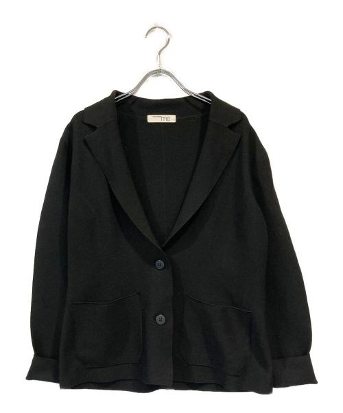 me ISSEY MIYAKE（ミーイッセイ ミヤケ）me ISSEY MIYAKE (ミーイッセイ ミヤケ) ニットテーラードジャケット ブラック サイズ:SIZE Freeの古着・服飾アイテム