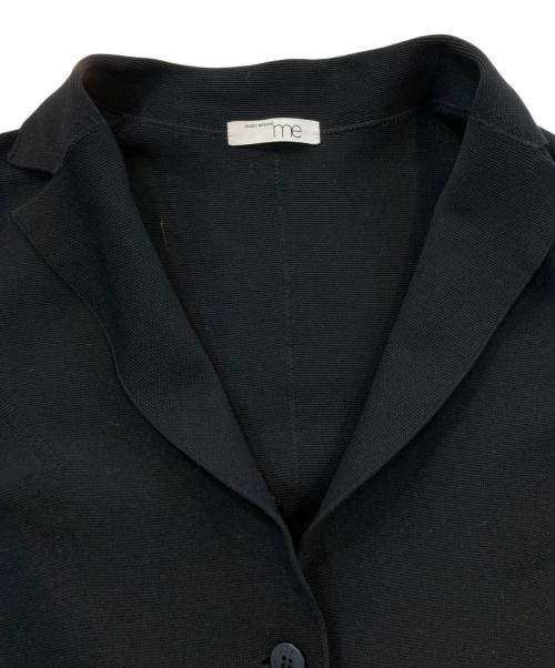 me ISSEY MIYAKE（ミーイッセイ ミヤケ）me ISSEY MIYAKE (ミーイッセイ ミヤケ) ニットテーラードジャケット ブラック サイズ:SIZE Freeの古着・服飾アイテム