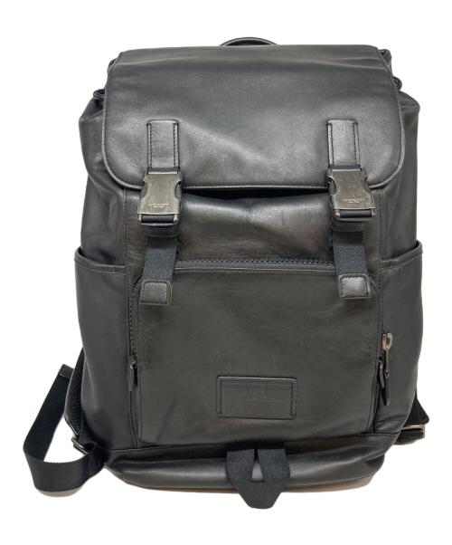 COACH（コーチ）COACH (コーチ) レザーバックパック ブラックの古着・服飾アイテム