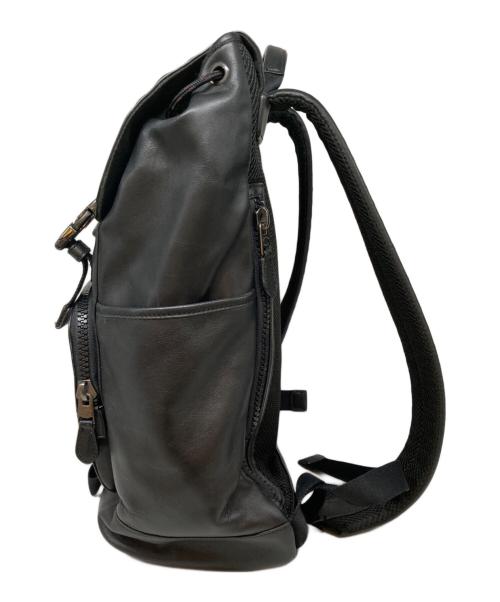 COACH（コーチ）COACH (コーチ) レザーバックパック ブラックの古着・服飾アイテム