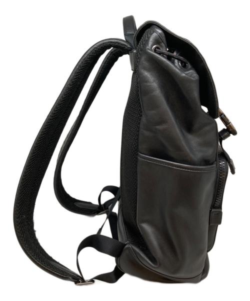 COACH（コーチ）COACH (コーチ) レザーバックパック ブラックの古着・服飾アイテム
