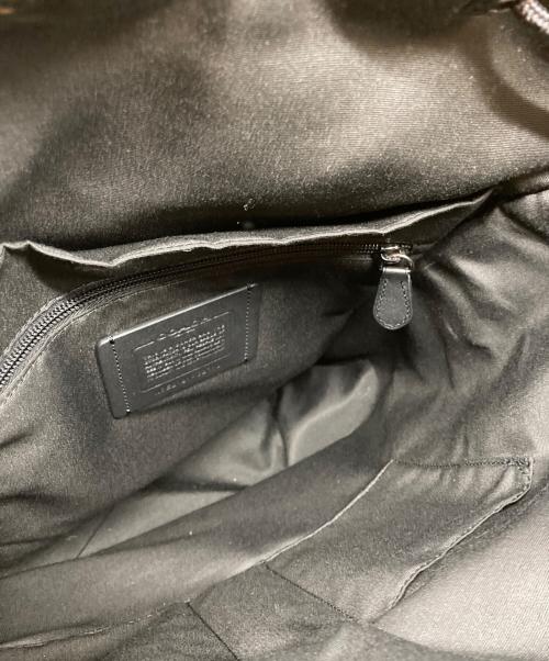 COACH（コーチ）COACH (コーチ) レザーバックパック ブラックの古着・服飾アイテム