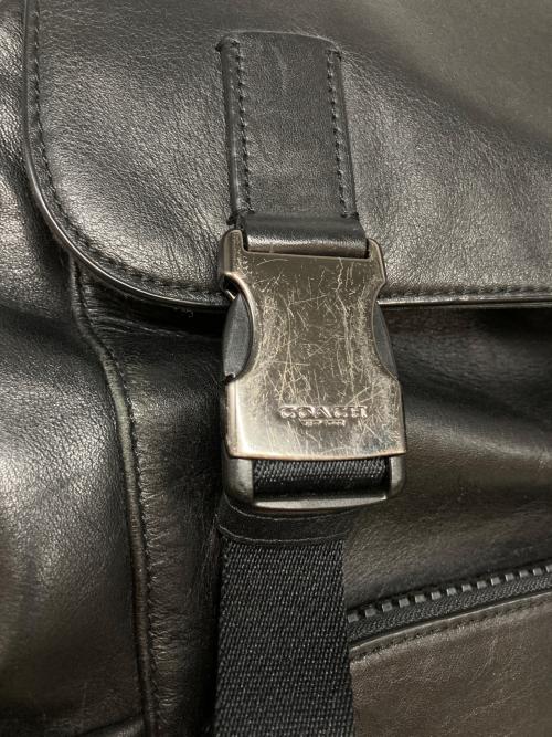 COACH（コーチ）COACH (コーチ) レザーバックパック ブラックの古着・服飾アイテム
