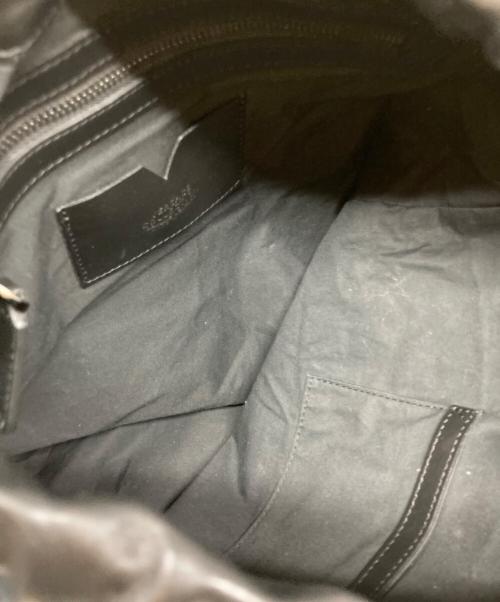 VERSACE（ヴェルサーチェ）VERSACE (ヴェルサーチェ) スカーフ柄ナップサック ブルーの古着・服飾アイテム