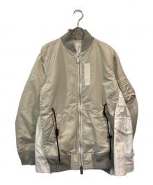 sacai（サカイ）の古着「ナイロンツイルブルゾンMA-1」｜グレー