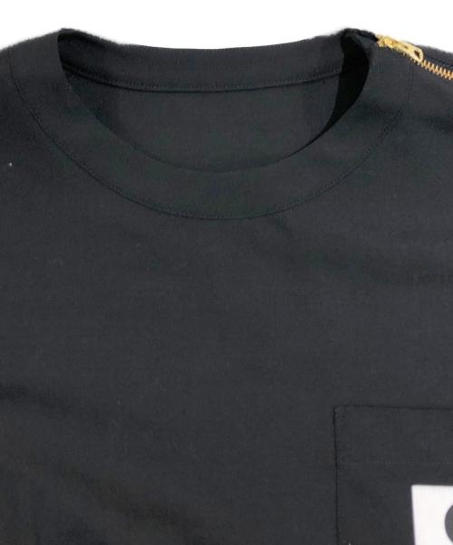 sacai（サカイ）sacai (サカイ) CarHartt (カーハート) 24ssボンディング ドレス ブラック×ブラウン サイズ:3の古着・服飾アイテム