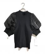 sacaiサカイ）の古着「ブラック パネル プルオーバー」｜ブラック