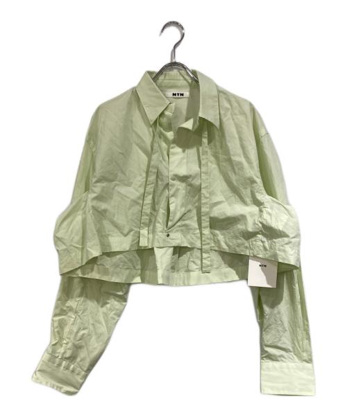 ntn（エヌティーエヌ）NTN (エヌティーエヌ) クロップド シャツ グリーン サイズ:SIZE Free 未使用品の古着・服飾アイテム
