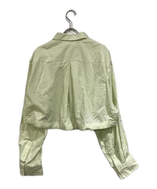 ntn（エヌティーエヌ）NTN (エヌティーエヌ) クロップド シャツ グリーン サイズ:SIZE Free 未使用品の古着・服飾アイテム