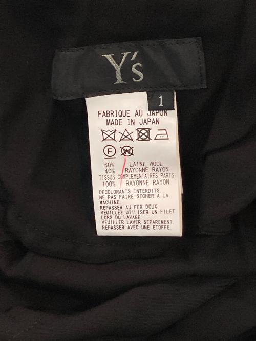 Y's（ワイズ）Y's (ワイズ) 切替スカート ブラック サイズ:SIZE 1の古着・服飾アイテム