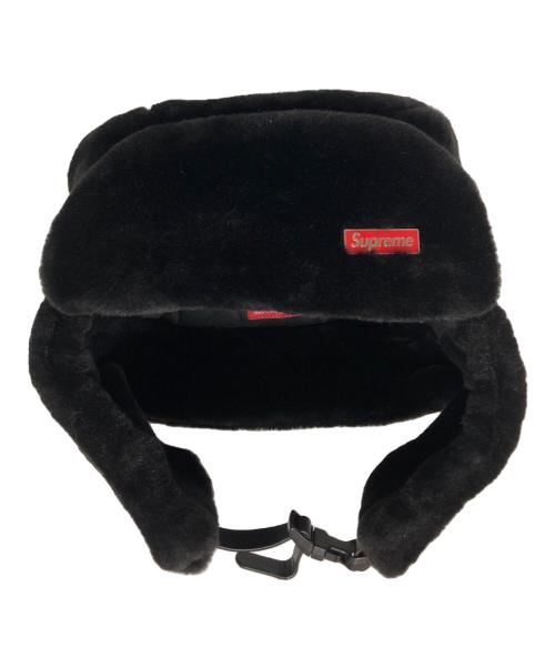 SUPREME（シュプリーム）Supreme (シュプリーム) ファー ウシャンカ フライト キャップ ブラックの古着・服飾アイテム