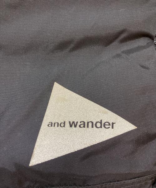 and wander（アンドワンダー）and wander (アンドワンダー) コーデュラナイロン防水バックパック ブラックの古着・服飾アイテム