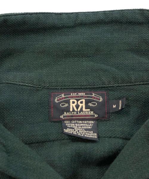RRL（ダブルアールエル）RRL (ダブルアールエル) オープンカラーシャツ グリーン サイズ:SIZE Mの古着・服飾アイテム