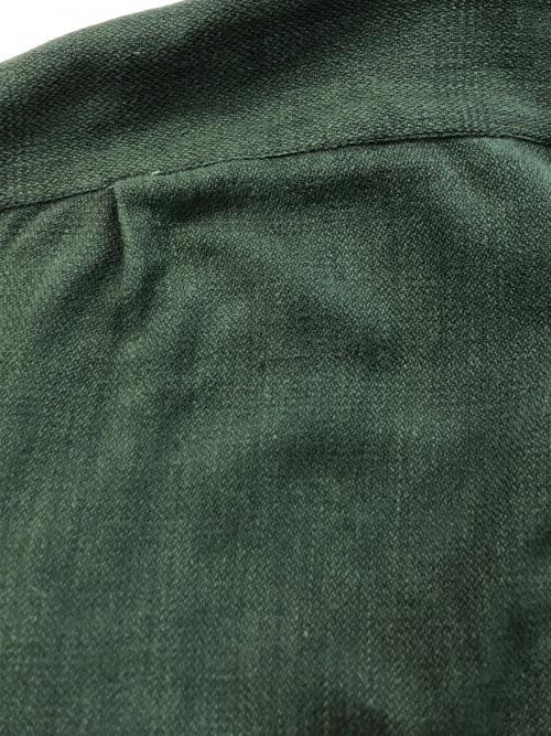 RRL（ダブルアールエル）RRL (ダブルアールエル) オープンカラーシャツ グリーン サイズ:SIZE Mの古着・服飾アイテム