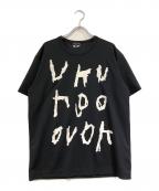 COMME des GARCONSコムデギャルソン）の古着「プリントTシャツ」｜ブラック