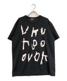 COMME des GARCONS（コムデギャルソン）の古着「プリントTシャツ」｜ブラック