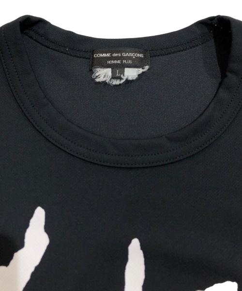 COMME des GARCONS（コムデギャルソン）COMME des GARCONS (コムデギャルソン) プリントTシャツ ブラック サイズ:Lの古着・服飾アイテム