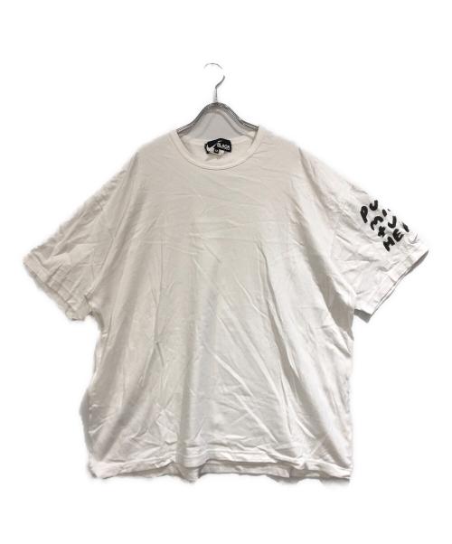 NIKE（ナイキ）NIKE (ナイキ) BLACK COMME des GARCONS (ブラックコムデギャルソン) プリントTシャツ ホワイト サイズ:SIZE Mの古着・服飾アイテム