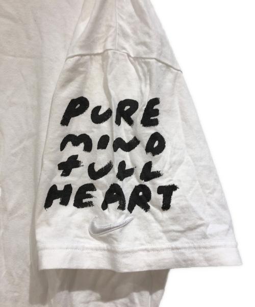 NIKE（ナイキ）NIKE (ナイキ) BLACK COMME des GARCONS (ブラックコムデギャルソン) プリントTシャツ ホワイト サイズ:SIZE Mの古着・服飾アイテム
