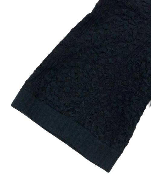 CHANEL（シャネル）CHANEL (シャネル) ジャガードカットソー ブラック サイズ:SIZE 38の古着・服飾アイテム
