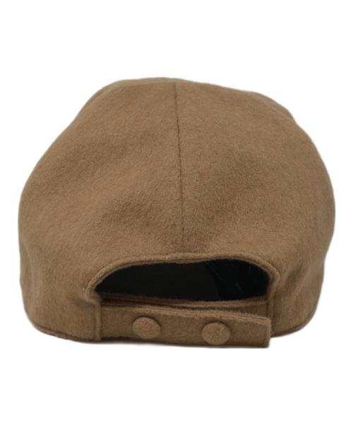 MIU MIU（ミュウミュウ）MIU MIU (ミュウミュウ) ロゴキャップ ベージュ サイズ:SIZE M(58cm)の古着・服飾アイテム