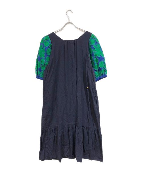 MUVEIL（ミュベール）MUVEIL (ミュベール) ワンピース ネイビー サイズ:SIZE 38の古着・服飾アイテム