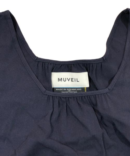 MUVEIL（ミュベール）MUVEIL (ミュベール) ワンピース ネイビー サイズ:SIZE 38の古着・服飾アイテム