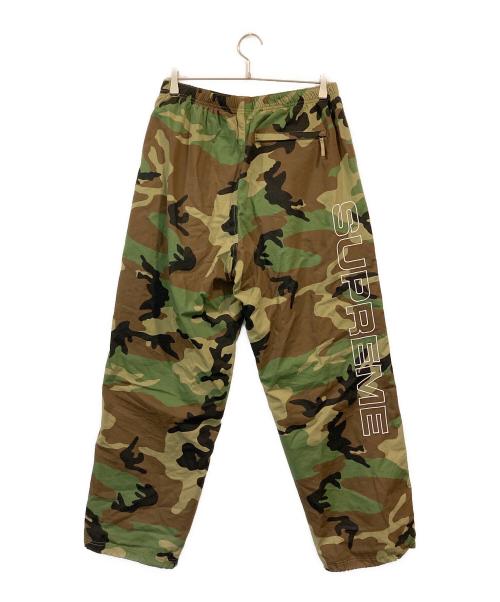 SUPREME（シュプリーム）Supreme (シュプリーム) Spellout Embroidered Ripstop Track Pant グリーン サイズ:SIZE Mの古着・服飾アイテム